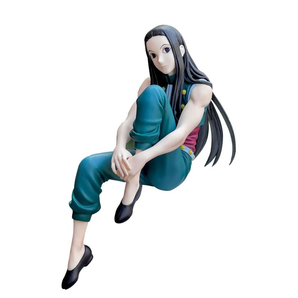 DEXSHUN Illumi Zaoldyck Anime Noodle Stopper Figure, PVC Statue, 14 cm