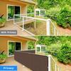 HEFJIAYCIQ Balcony Privacy Screen, 90% Blockage, Brown, 70 x 400 cm view 2