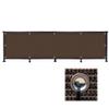 HEFJIAYCIQ Balcony Privacy Screen, 90% Blockage, Brown, 70 x 400 cm view 4