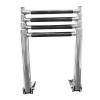 FNWXGMFZ Telescoping Boat Ladder, Above and Below Platform, Slide-Mount, Stainless Steel, 4-Step view 1