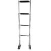 FNWXGMFZ Telescoping Boat Ladder, Above and Below Platform, Slide-Mount, Stainless Steel, 4-Step view 2