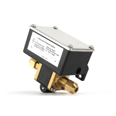 DPS Adjustable Water Pressure Differential Switch, Filter Pressure Differential Switch DPS100A/200A/300A (DPS200A, Brass)
