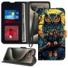 GFRGTFHYT Wallet Case for Samsung Galaxy A26 5G, PU Leather, Owl and Moon view 1