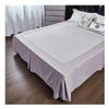 MOVDARL Solid Bed Skirt with Open Corners, Brushed, Queen Size 153 x 203 x 38 cm view 4