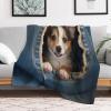 ECWECC Corgi Dog Flannel Fleece Blanket, Extra-Soft Throw, 100 x 150 cm view 4