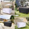 PDSYCB 300 x 100 x 85 cm Patio Table Cover, Multi-Size Outdoor Furniture Cover, Winter-Ready, Waterproof, Anti-UV, Silver view 4