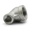 HBGNZU 1-Piece BSP Male/Female Thread Reducer Pipe Fitting, 304 Stainless Steel, 90° MF Elbow, 11l4 to 1 Inch view 2