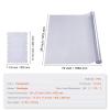 BDXMKS 1.5 mm Transparent Waterproof PVC Table Protector, 36 x 72 in view 2