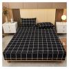 Waterproof Six-Sided All-Inclusive Mattress Cover with Zipper, Breathable Mattress Protector, Black, 63 x 79 x 10 in, 1 Pc view 3