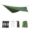 MZPOZB Waterproof Camping Tarp, 300 x 300 cm view 1