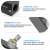 TAILONZ PNEUMATIC 5-Pack Airflow Control Valve with Push-to-Connect Fitting, 3/8-Inch BSP Inline Speed Controller, Straight RE-03 view 4
