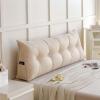 HLTQL Reading Support Pillow, Bed and Sofa Backrest, 100 cm view 1