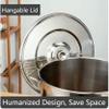 Stainless Steel Pasta Pot with Strainer Insert, 5-Hole Set view 3
