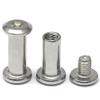 304 Stainless Steel Hex Socket Screw and Nut Combination, Locking Rail, Album/Book Edge Chamfer (M3) view 1