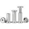304 Stainless Steel Hex Socket Screw and Nut Combination, Locking Rail, Album/Book Edge Chamfer (M3) view 4