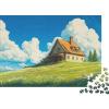 Island Puzzle, 1,000 Pieces, Difficult Educational Puzzle Toy for Adults and Children, Lawn Hut, 75 x 50 cm view 1