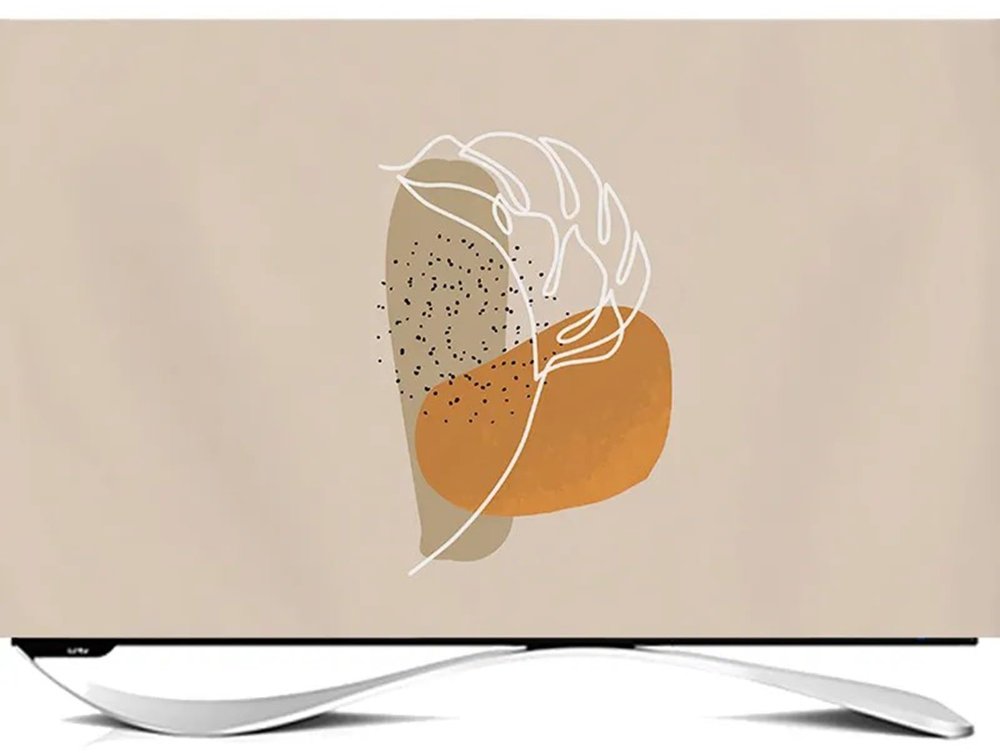24–65 in. TV Dust Cover with Landscape Print