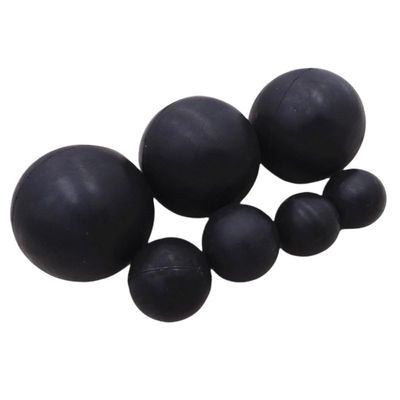 Black Solid Rubber Ball, Bouncing Training Ball, 1 mm to 120 mm Diameter (5, 3.5 mm)