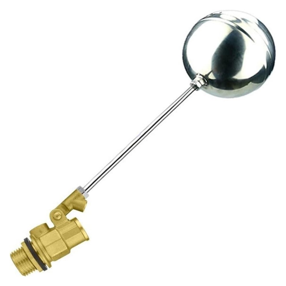 Brass Float Valve for Cold and Hot Water Tanks, 1/2 in, 3/4 in, or 1 in