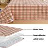 KLUOT Cotton Bedspread 180 x 200 cm, Versatile, Orange view 3