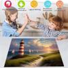 4000-Piece Lighthouse Wooden Jigsaw Puzzle for Adults, Multicolor Landscape Puzzle view 4