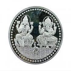 Ganesh Lakshmi Coin in 99.9% Pure Silver, 5 g (1 Piece)