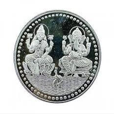 Ganesh Lakshmi Coin in 99.9% Pure Silver, 5 g (1 Piece)