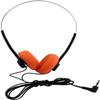 Nlinlin Retro-Style Walkman Headphones, Wired, Orange, 1 Pc view 1