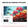 2000-Piece Puzzle for Adults, Flowers, Home Decor, Analysis and Logic, 27.56 x 39.37 in, for Ages 14+ view 4