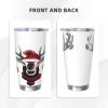 Funny Christmas Deer Travel Mug with Leak-Resistant Lid view 3