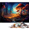 1000-Piece Adult Puzzle, Magic Mushroom Design, 380 x 260 mm view 3