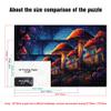 1000-Piece Adult Puzzle, Magic Mushroom Design, 380 x 260 mm view 4