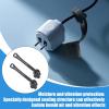 Walopola Extension Cord Plug Cover, 3-Prong Plug Protector, 2 Safety Caps view 2