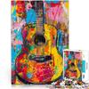 1000-Piece Guitar-Playing Puzzle for Adults, 50 x 75 cm, Gift for Teens 14+ and the Whole Family view 1