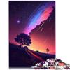 2,000-Piece Puzzle for Adults, Sunset Comet Trail, Fun Family Game with Matching Poster and Quiz Sheet, 27.56 x 39.37 Inches, for Ages 14+ view 1