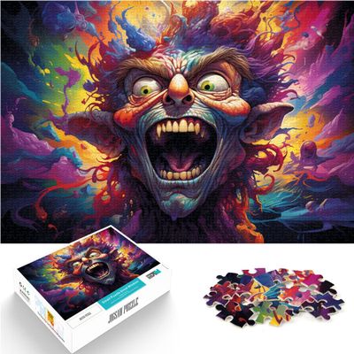 2000-Piece Puzzle for Adults, Clever Elf Goblins, Challenging Game, 27.56 x 39.37 Inches, Ages 14+