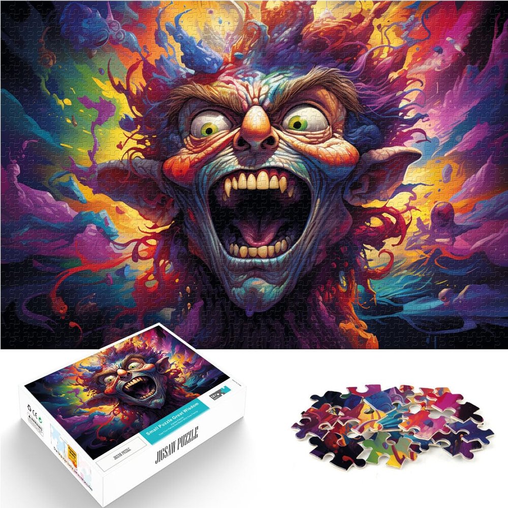 2000-Piece Puzzle for Adults, Clever Elf Goblins, Challenging Game, 27.56 x 39.37 Inches, Ages 14+