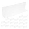 KITANDOVE 20-Piece T-Shaped Transparent Shelf Dividers view 1