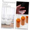 KITANDOVE 20-Piece T-Shaped Transparent Shelf Dividers view 4