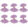 QOKLIYUI 6-Piece Set Pleated Bali Gauze Placemats and Napkins for Wedding Party Decor view 1