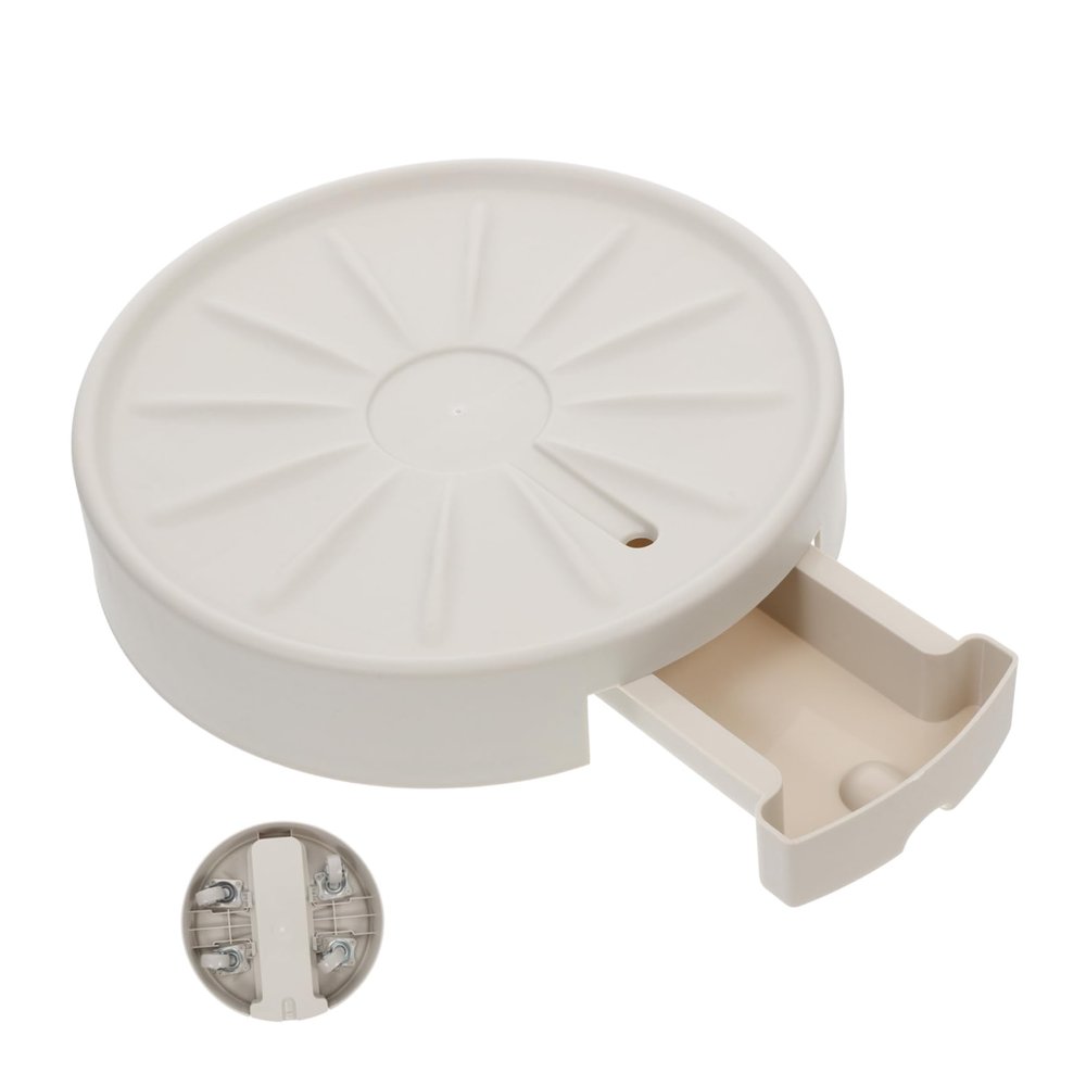 HANABASS Round Plant Pot Saucer with Casters, PP, 1 pc.