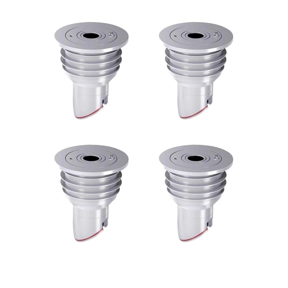 DCNIYT 3/4/6-Piece Drain Pipe Sealing Rings, Silicone Odor-Blocking Floor Drain Stoppers, Downspout Sealing Rings, Sealing Caps (4 Pieces, 75 mm)