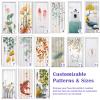 Customizable Romantic Flower Pattern PVC Accordion Door, Double Folding Door, 67 x 80 in / 72 x 80 in / 76 x 80 in / 43 x 80 in view 2