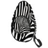 lcndlsoe Table Tennis Paddle Case with Zebra Pattern view 1