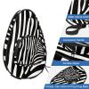 lcndlsoe Table Tennis Paddle Case with Zebra Pattern view 3