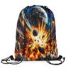 Loussiesd Adult Solar System Drawstring Backpack 30x40cm Outer Space Galaxy Sports Bag view 2
