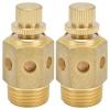 Pneumatic Brass Air Exhaust Muffler, Adjustable Gas Silencer, 1/2 in PSC-04 view 2