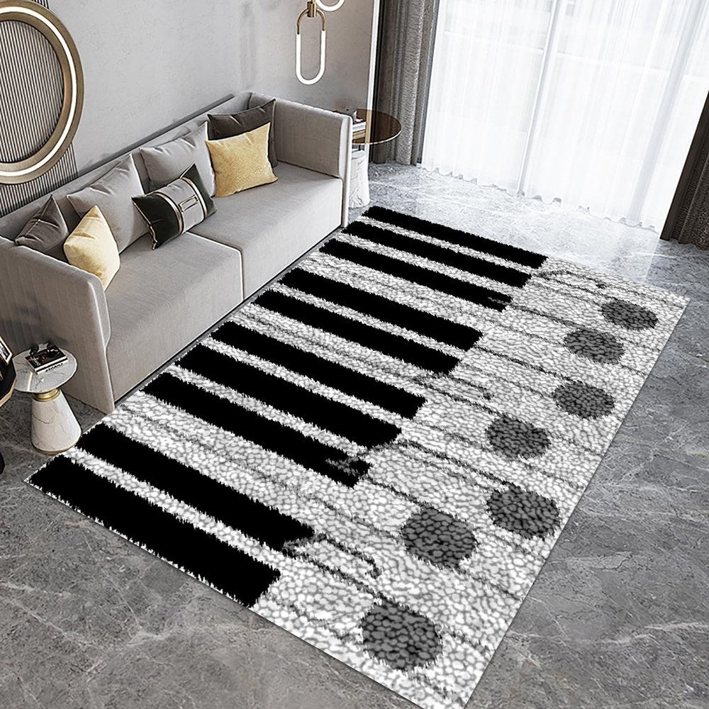 Laegnfho DIY Latch Hook Rug Kit, Cross-Stitch Set, 40 x 70 cm