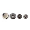 10mm/12mm/15mm/17mm/20mm Colored Metal Snap Buttons, Rose, 15mm, 6 pcs, 501 Hollow view 4