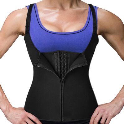 DownLTL Slimming Belt for Women, Colombian Neoprene Waist Trainer, Black #1, XXL